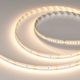 Фото #1 товара Светодиодная лента RT-A192-10mm 24V Warm2700 (17.6 W/m, IP20, 2835, 5m) (Arlight, высок.эфф.150 лм/Вт)