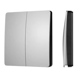 Фото #1 товара INTELLIGENT ARLIGHT Кнопочная панель KINETIC-801-22-2G-WP-SUF Silver (No battery, IP67, 433Mhz) (IARL, IP67 Пластик, 3 года)