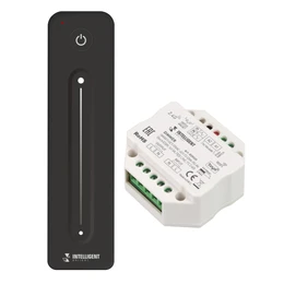 Фото #1 товара INTELLIGENT ARLIGHT Диммер SMART-SET-TRIAC-601-72-DIM-PD-IN Black (230V, 1x1.5A, ПДУ LINE, TY, 2.4G) (IARL, IP20 Пластик, 5 лет)