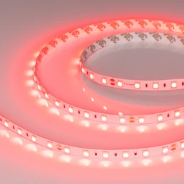 Фото #1 товара Светодиодная лента RT-B60-10mm 24V Red (14.4 W/m, IP20, 5060, 5m) (Arlight, Открытый)