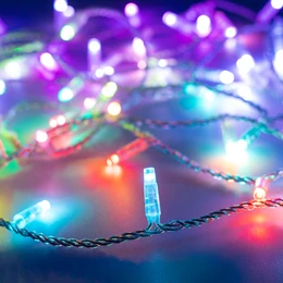 Фото #1 товара Светодиодная гирлянда ARD-STRING-CLASSIC-10000-CLEAR-95LED-LIVE RGBW-DMX (24V, 10W) (Ardecoled, IP65)