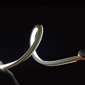 Фото #1 товара Светодиодная лента герметичная MOONLIGHT-3D-X544-10x10mm 24V Day4000 (8 W/m, IP67, 5m, wire x1) (Arlight, Вывод боковой, 3 года)