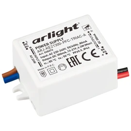 Фото #1 товара Блок питания ARJ-KE21300-PFC-TRIAC-A (6.3W, 300mA) (Arlight, IP44 Пластик, 5 лет)