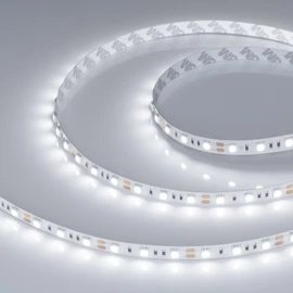 Фото #1 товара Светодиодная лента RT-B60-10mm 12V White6000 (14.4 W/m, IP20, 5060, 5m) (Arlight, 14.4 Вт/м, IP20)