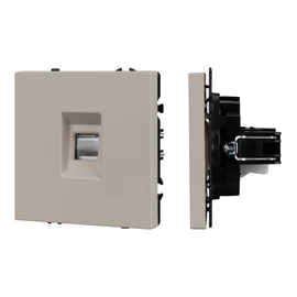 Фото #1 товара Механизм компьютерной розетки SCT-NOBE-MPC1-SFPL-CA (RJ-45, CAT6) (Arlight, -)