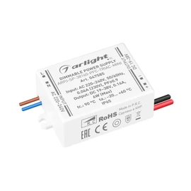 Фото #1 товара Блок питания ARPJ-SP-38160-PFC-TRIAC-MINI (6W, 19-38V, 160mA) (Arlight, IP65 Пластик, 5 лет)