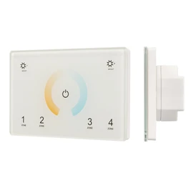 Фото #1 товара Панель Sens SMART-P81-MIX White (230V, 4 зоны, 2.4G) (Arlight, IP20 Пластик, 5 лет)