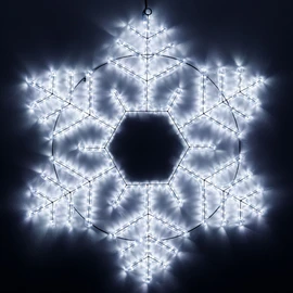 Фото #1 товара Фигура ARD-SNOWFLAKE-M10-1000x900-504LED White (230V, 31W) (Ardecoled, IP65)