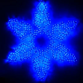 Фото #1 товара Фигура ARD-SNOWFLAKE-M1-940x940-648LED Blue (230V, 36W) (Ardecoled, IP65)