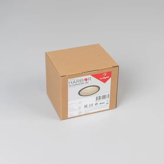 Фото #6 товара Светильник MS-HARBOR-R82-10W Warm2700 (BK, 36 deg, 230V) (Arlight, IP20 Металл, 5 лет)