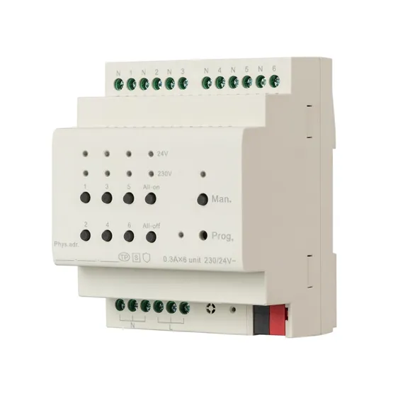 Фото товара INTELLIGENT ARLIGHT Актуатор KNX-4063-82-WTO-CL-DIN (BUS/230V, 6x300mA, KNX Secure) (IARL, IP20 Пластик, 2 года)