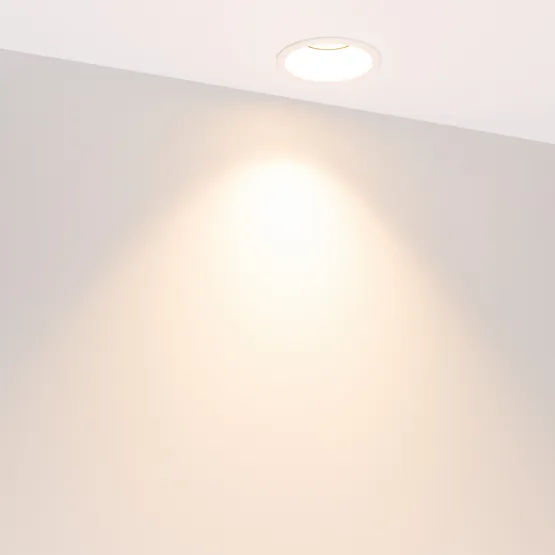 Фото #5 товара Светильник MS-FLOW-BUILT-R85-12W Warm3000 (WH, 55 deg, 230V) (Arlight, IP20 Металл, 5 лет)