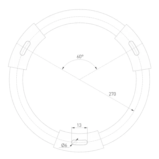 Фото #5 товара Светильник SP-RONDO-R600-60W Warm3000 (WH, 120 deg, 230V) (Arlight, IP40 Металл, 3 года)