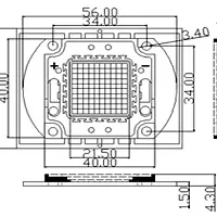 Фото #2 товара Мощный светодиод ARPL-100W-EPA-5060-DW (3500mA) (Arlight, -)