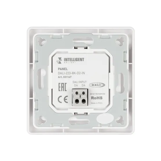 Фото #4 товара INTELLIGENT ARLIGHT Панель DALI-223-8K-D2-IN (BUS, Free purpose) (IARL, -)