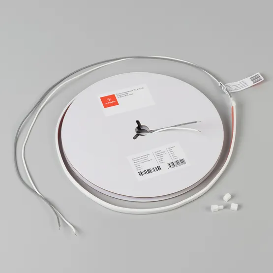 Фото #2 товара Светодиодная лента герметичная VELA-M240-2.5x6mm 24V Warm3000 (5 W/m, IP65, 5m) (Arlight, узкая)