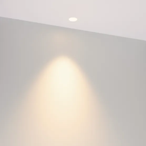 Фото #3 товара Светильник MS-INVISIO-TRIMLESS-R35-5W Warm3000 (WH-WH, 36 deg, 230V) (Arlight, IP54 Металл, 5 лет)