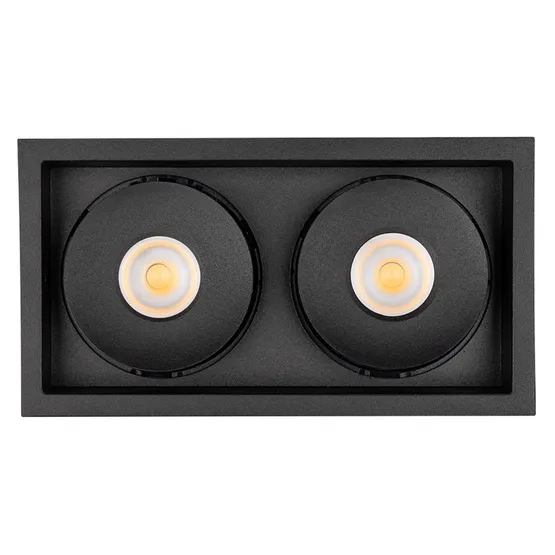 Фото #5 товара Светильник CL-SIMPLE-S148x80-2x9W Warm3000 (BK, 45 deg) (Arlight, IP20 Металл, 3 года)