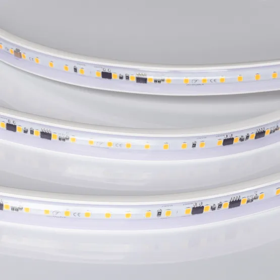 Фото #2 товара Светодиодная лента герметичная ARL-PV-A120-15mm 230V Warm3000 (15 W/m, IP65, 10m) (Arlight, -)