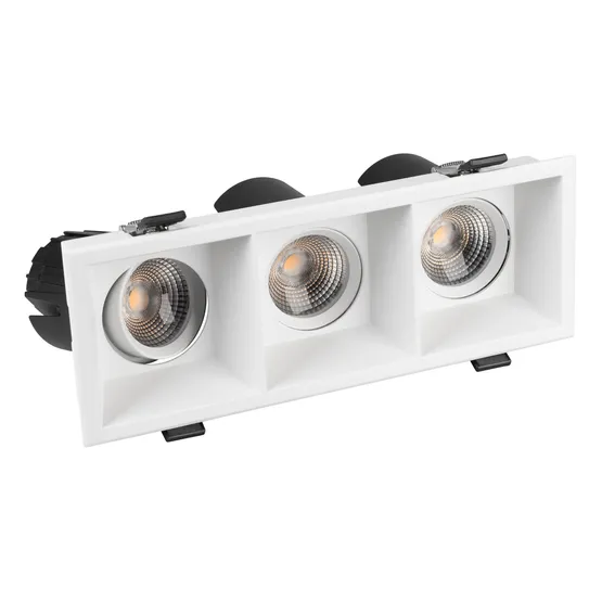 Фото #2 товара Светильник MS-FLOW-BUILT-S230x85-3x6W Day4000 (WH, 55 deg, 230V) (Arlight, IP20 Металл, 5 лет)