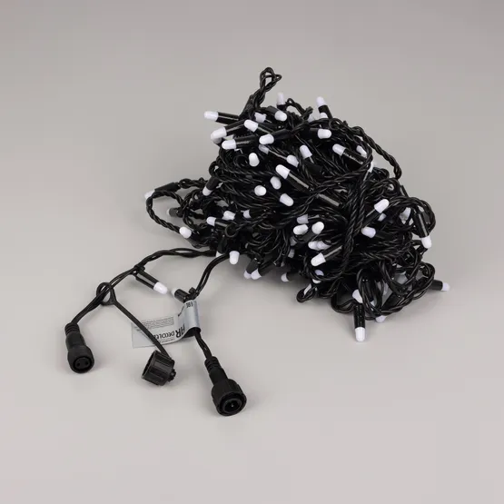 Фото #4 товара Светодиодная гирлянда ARD-STRING-CLASSIC-20000-BLACK-200LED-MILK-SYNC RGB (230V, 13W) (Ardecoled, IP65, 1 год)