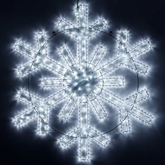 Фото #1 товара Фигура ARD-SNOWFLAKE-M11-1250x1200-604LED White (230V, 36.5W) (Ardecoled, IP65)