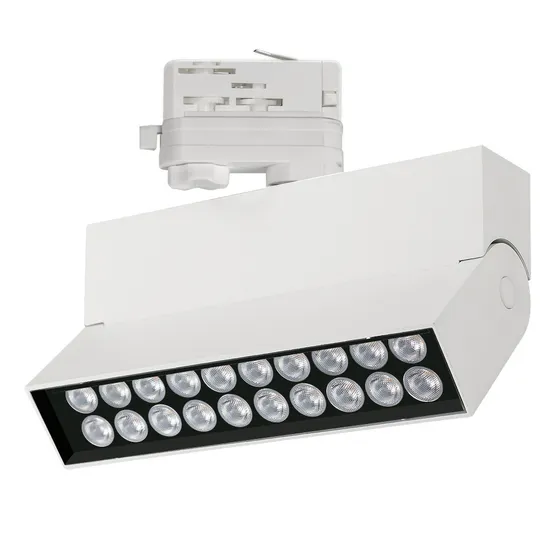 Фото #1 товара Светильник LGD-LOFT-TRACK-4TR-S170-10W Warm3000 (WH, 24 deg) (Arlight, IP20 Металл, 3 года)