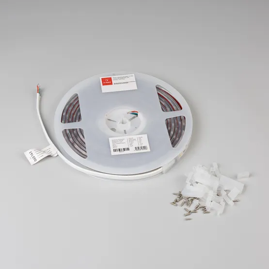 Фото #2 товара Светодиодная лента герметичная DMX-PS-B60-14mm 24V RGBW-MIX-PX6 (15 W/m, IP67, 5m) (Arlight, -)