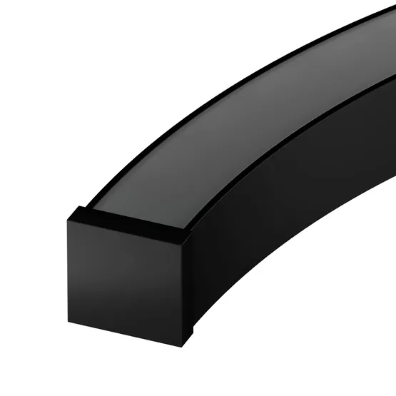 Фото #4 товара Профиль LINE-3535-BENT-SIDE-2000 ANOD BLACK (Arlight, Алюминий)