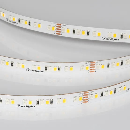 Фото #7 товара Светодиодная лента RT-A168-10mm 24V RGBW-Day (20 W/m, IP20, 5m) (Arlight, высок.эфф.150 лм/Вт)