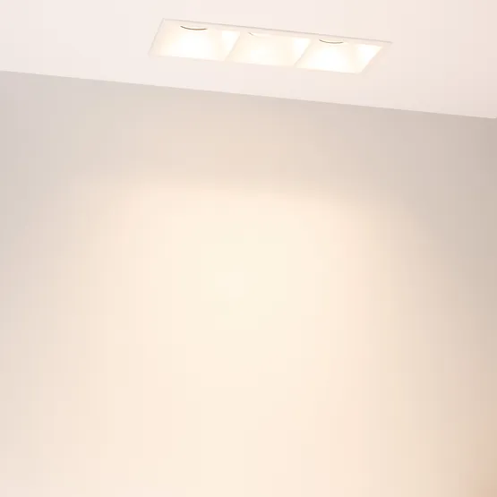 Фото #4 товара Светильник MS-FLOW-BUILT-S230x85-3x12W Warm3000 (BK, 55 deg, 230V) (Arlight, IP20 Металл, 5 лет)
