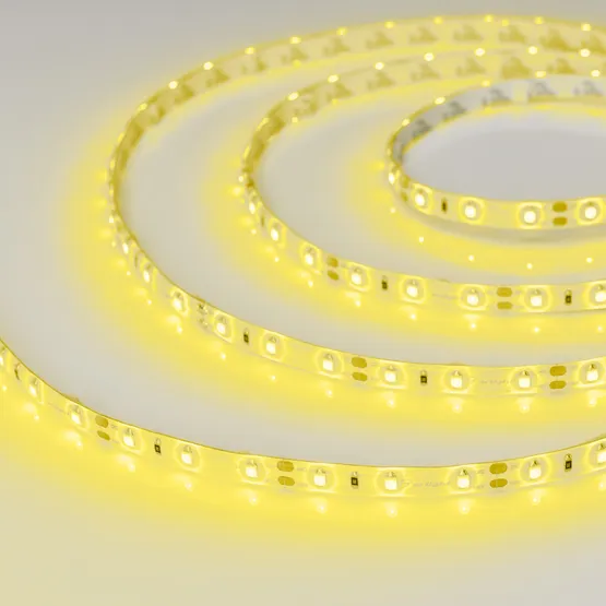 Фото #1 товара Светодиодная лента герметичная RTW-SE-A60-8mm 12V Yellow (4.8 W/m, IP65, 2835, 5m) (Arlight, -)