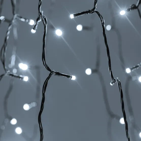 Фото #2 товара Светодиодная гирлянда Лучи Смарт ARD-GALA-CLASSIC-1500-BLACK-150LED White (230V, 4.7W, Tuya Wi-Fi) (Ardecoled, IP65)