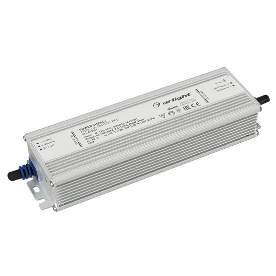 Фото товара Блок питания ARPJ-LG-2861050-PFC (200W, 143-286V, 0.5-1.05A) (Arlight, IP67 Металл, 5 лет)