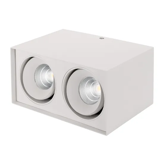 Фото #2 товара Светильник SP-CUBUS-S100x200WH-2x11W Warm White 40deg (Arlight, IP20 Металл, 3 года)