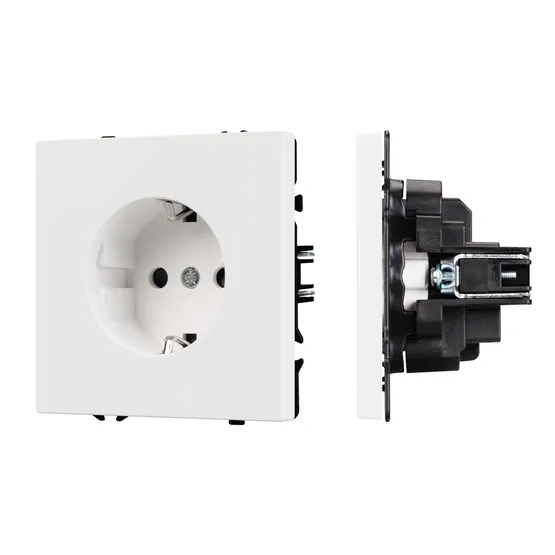 Фото #1 товара Механизм электрической розетки SCT-NOBE-MEU1-SFPL-WH (230V, 16A) (Arlight, -)