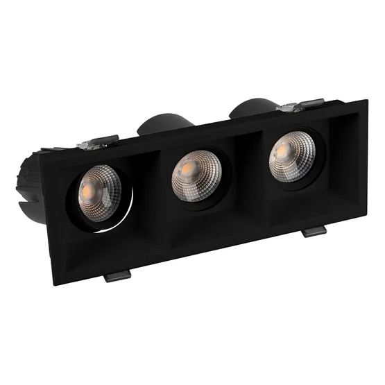 Фото #3 товара Светильник MS-FLOW-BUILT-S230x85-3x12W Day4000 (BK, 38 deg, 230V) (Arlight, IP20 Металл, 5 лет)