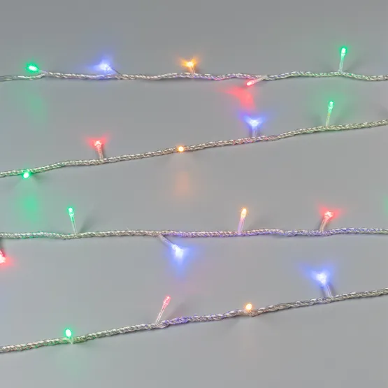 Фото #2 товара Светодиодная гирлянда ARD-STRING-HOME-5000-CLEAR-50LED-LIVE RGB (230V, 3.5W) (Ardecoled, IP20)