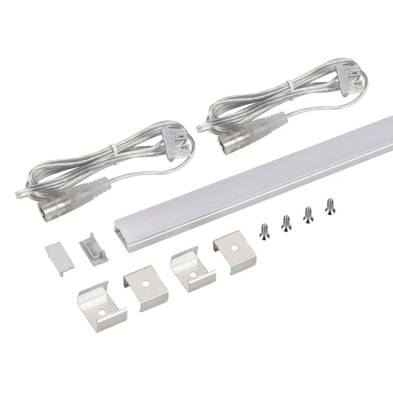 Фото #1 товара Набор для светодиодной подсветки ARL-KIT-SLIM-FC 24V Day4000 (14,4 W/m, IP20, 2m) (Arlight, -)