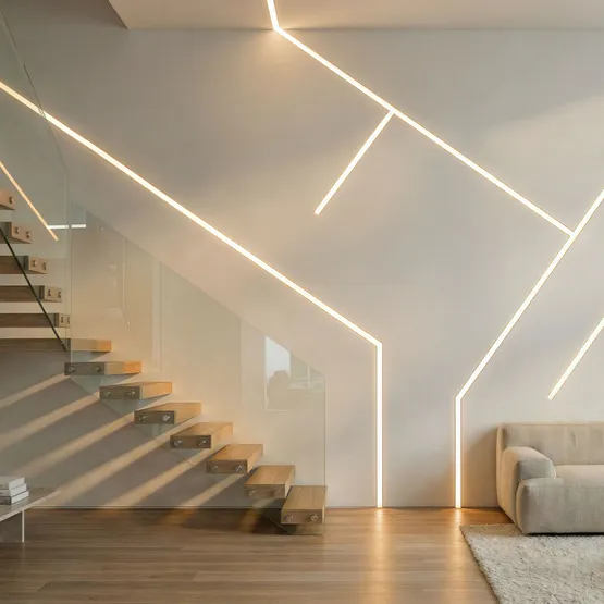 Фото #5 товара Профиль LINIA32-FANTOM-3000 ANOD (Arlight, Алюминий)