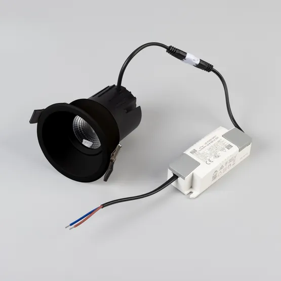 Фото #5 товара Светильник MS-FLOW-BUILT-R85-6W Day4000 (BK, 38 deg, 230V) (Arlight, IP20 Металл, 5 лет)