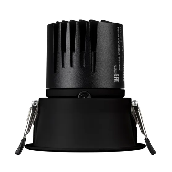 Фото #7 товара Светильник MS-FLOW-BUILT-R85-6W Day4000 (BK, 38 deg, 230V) (Arlight, IP20 Металл, 5 лет)