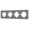Минифото #1 товара Рамка пластиковая FRM-TENDO-PL-4-GR (Arlight, -)